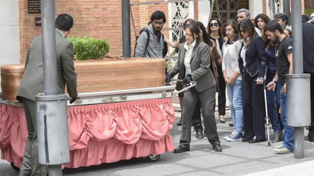 Entierro del hermano de Ivonne Reyes