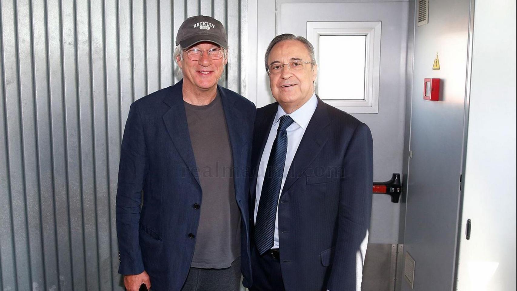 Richard Gere se 'cuela' en el viaje del Real Madrid a Milán