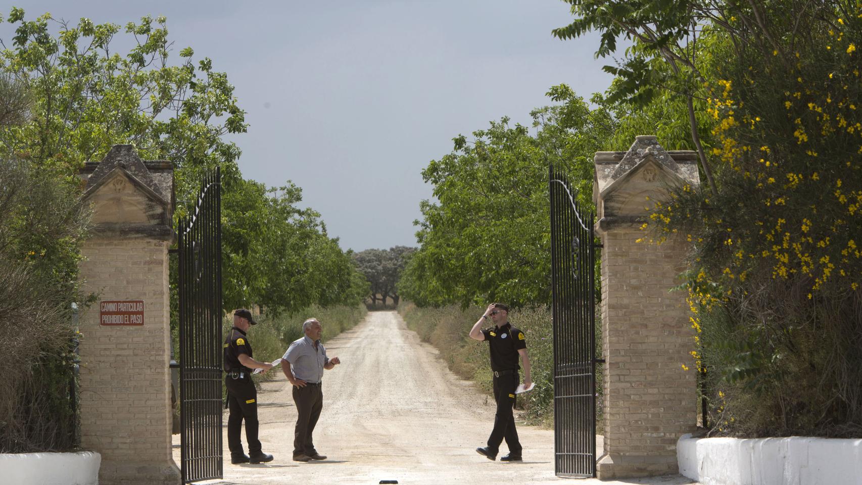 Entrada a la finca de los Wellington