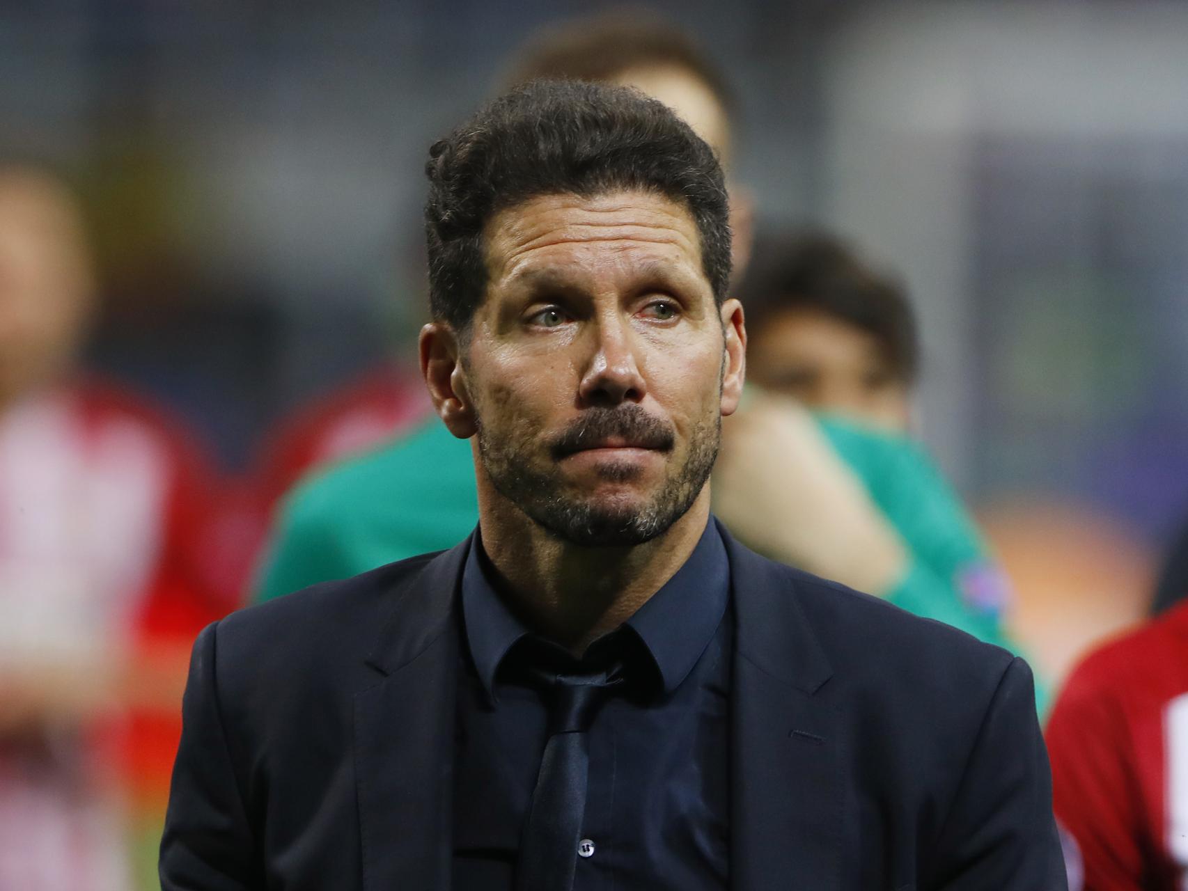 Diego Pablo Simeone tras la tanda de penaltis.