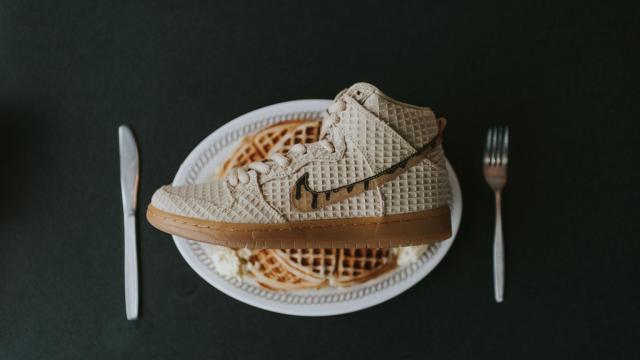 Nike te viste los pies de gofre y pollo