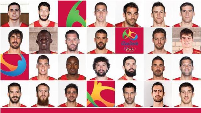 La preselección de España para los Juegos Olímpicos de Río.