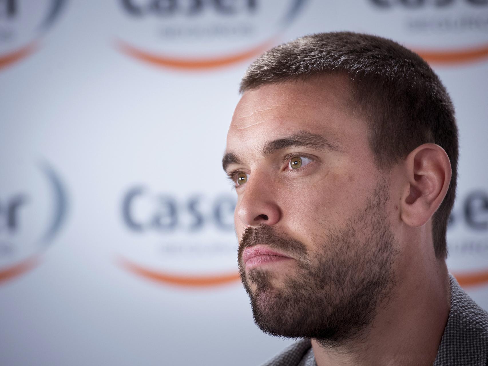 Marc Gasol en el acto de Caser celebrado este viernes.