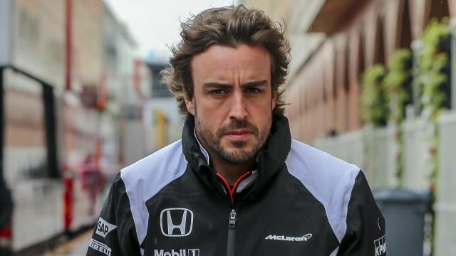 Fernando Alonso durante el Gran Premio de Mónaco.