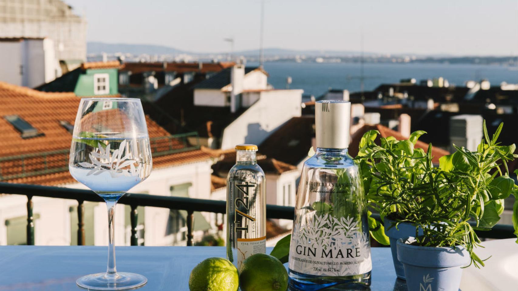 Vista desde una de las terrazas de Lisboa.