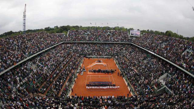 La pista desde lo alto.