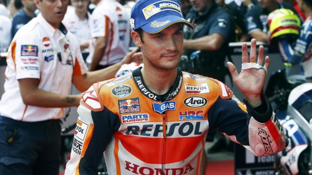 Dani Pedrosa, durante el Gran Premio de Cataluña.