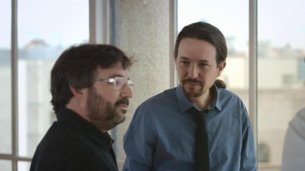 Jordi Évole junto a Pablo Iglesias (laSexta)