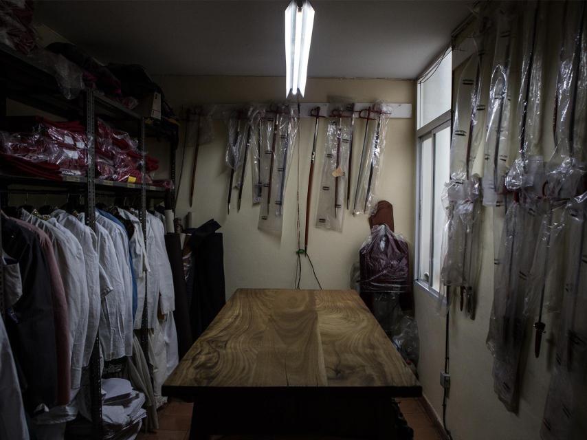 Una de las dependencias de la sastrería Fermín.