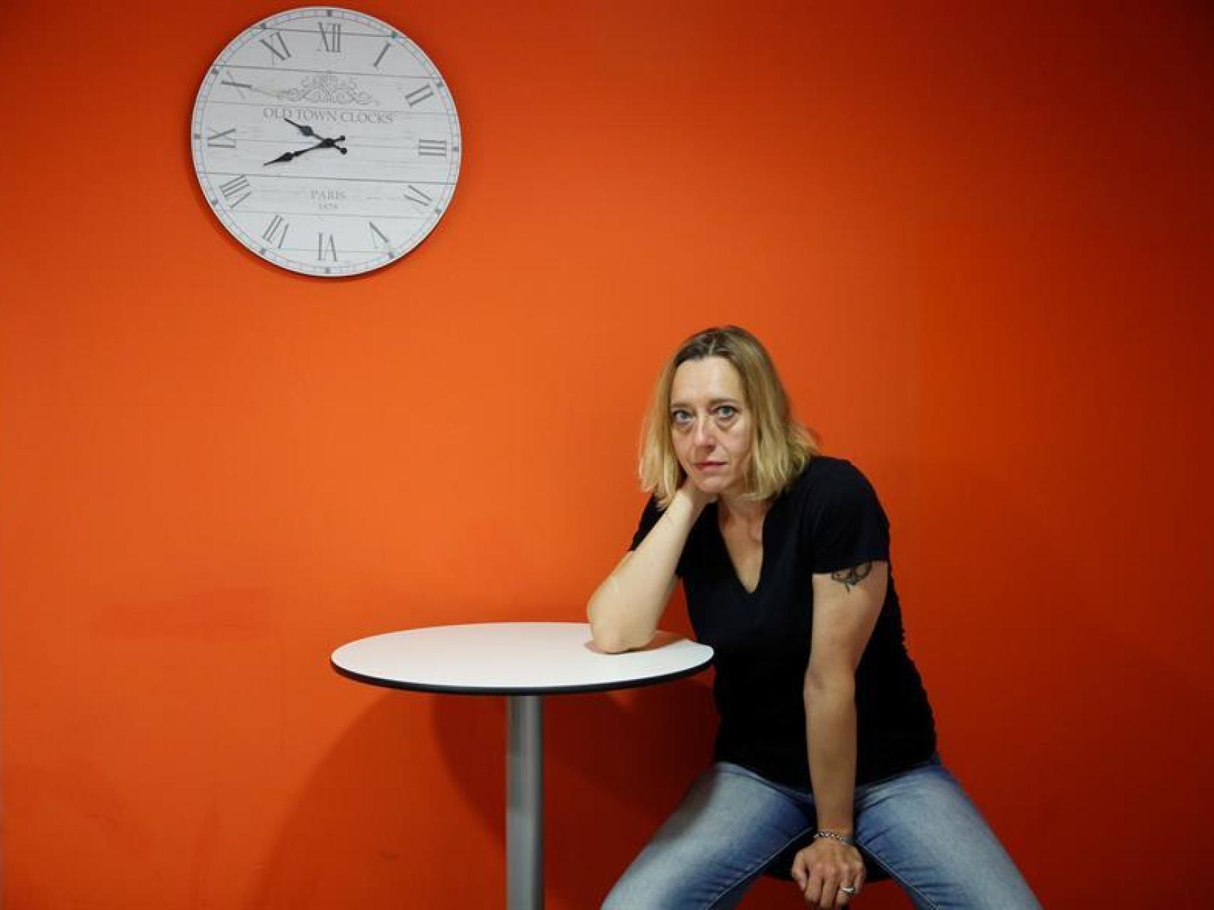 La escritora francesa durante la promoción de su última novela.