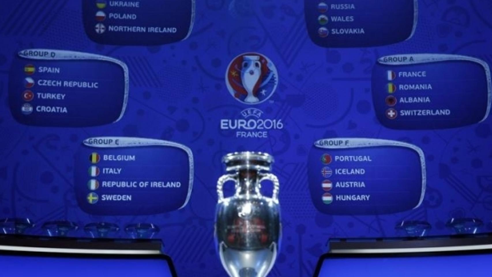 Sorteo de la Eurocopa 2016.
