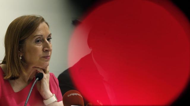 Ana Pastor, en un almuerzo del club Siglo XXI.