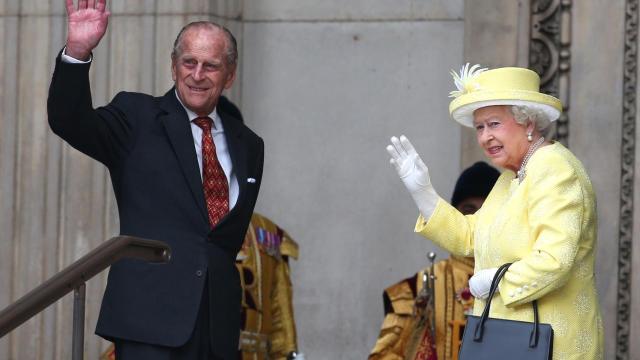 La reina Isabel II y su marido el príncipe Felipe de Edimburgo