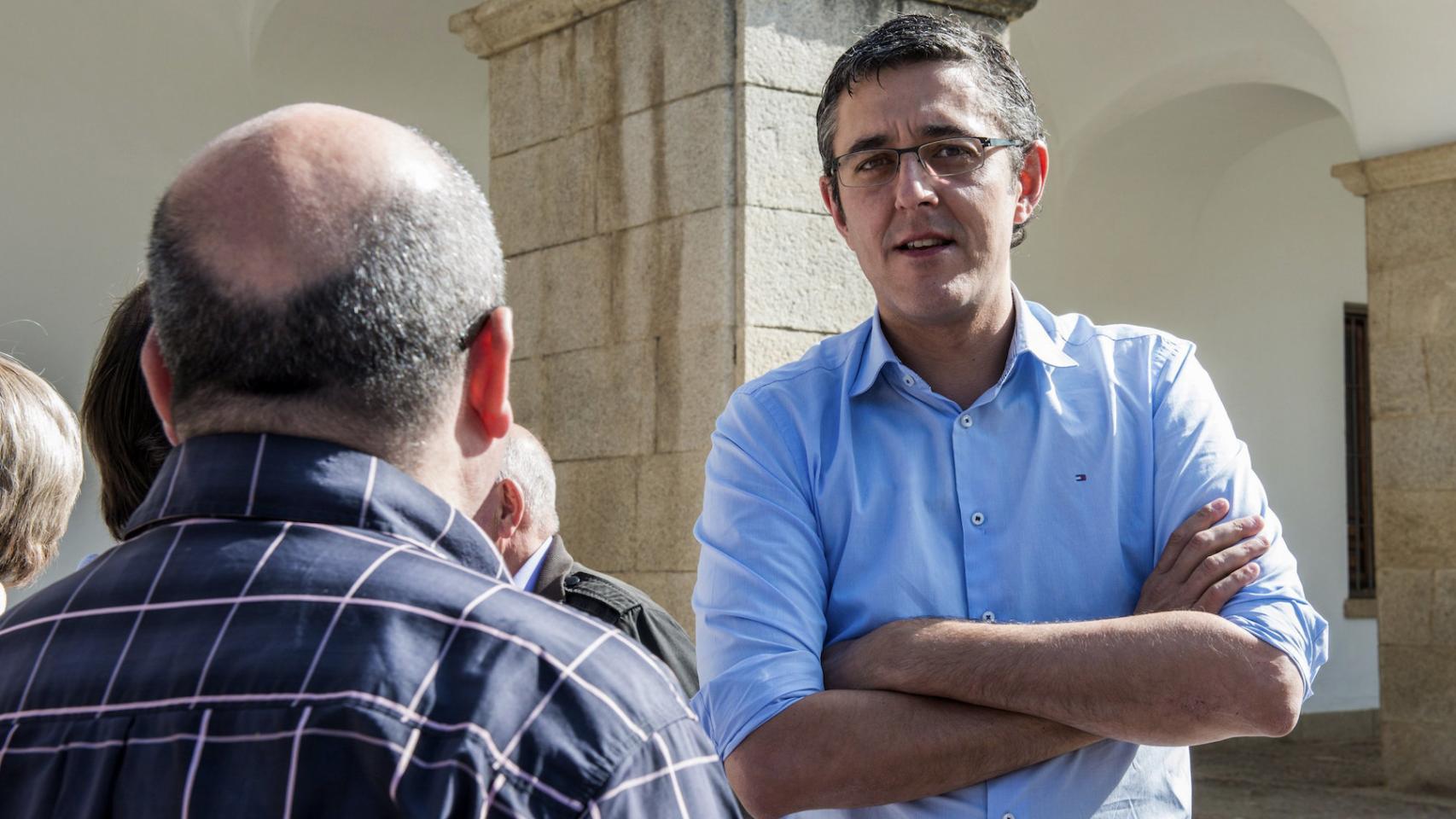El exdiputado Eduardo Madina, en un acto reciente en Cáceres.