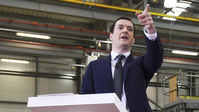 Osborne, ministro de Finanzas de Reino Unido.