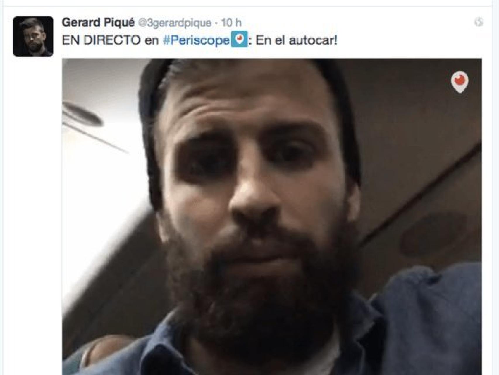 Uno de los Periscope de Piqué.