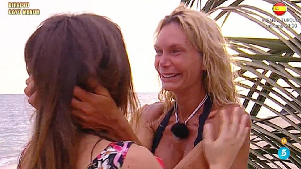 Yola recibe la visita de su hermana y su sobrina en 'Supervivientes'