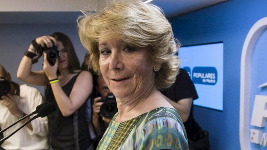 Rueda de prensa de Esperanza Aguirre