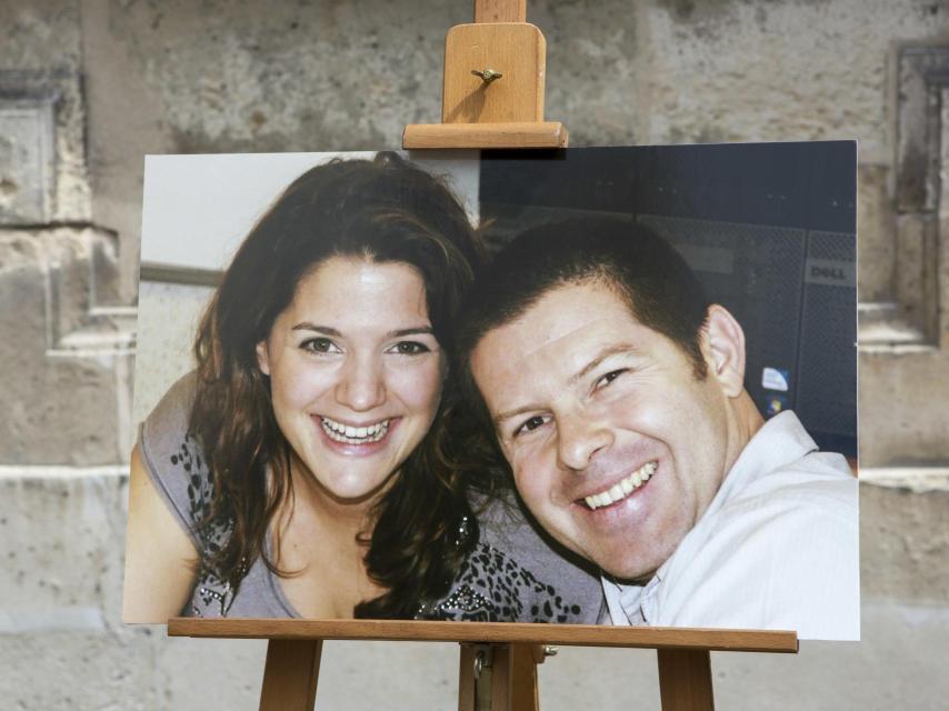 Jessica Schneider y Baptiste Salvaing, los padres de Matthieu.