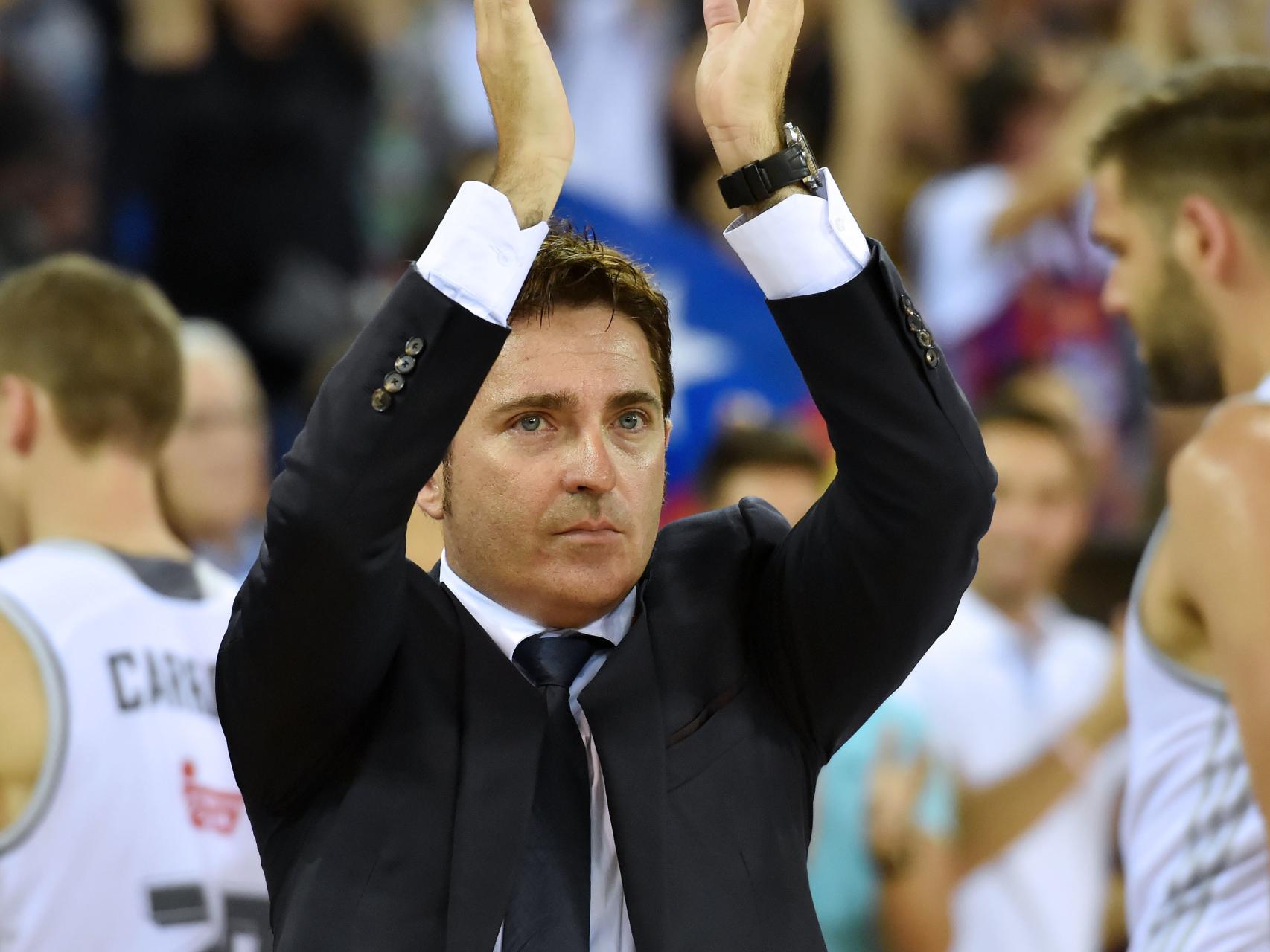 Xavi Pascual durante la final de la Liga Endesa.