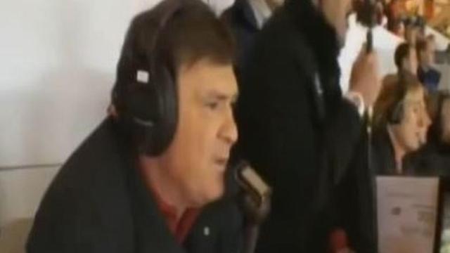 José Antonio Camacho durante la retransmisión del Mundial de Sudáfrica.