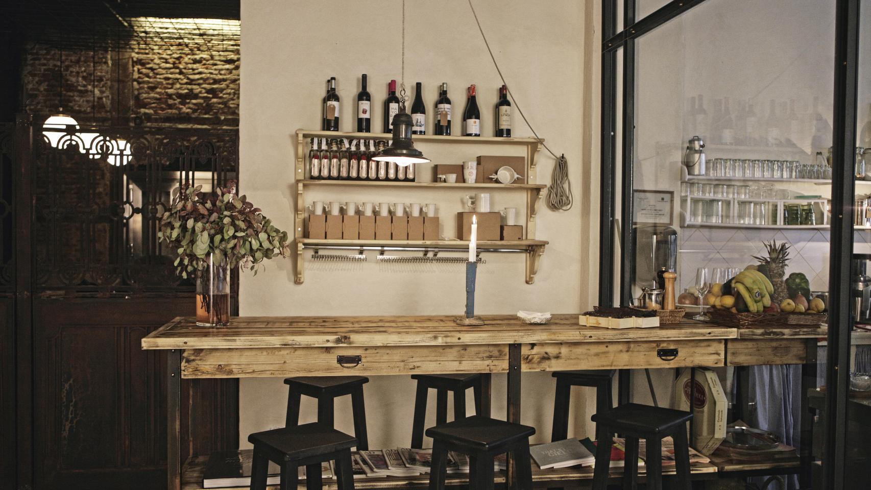 Zona de la cantina donde poder disfrutar de una comida Mediterránea.