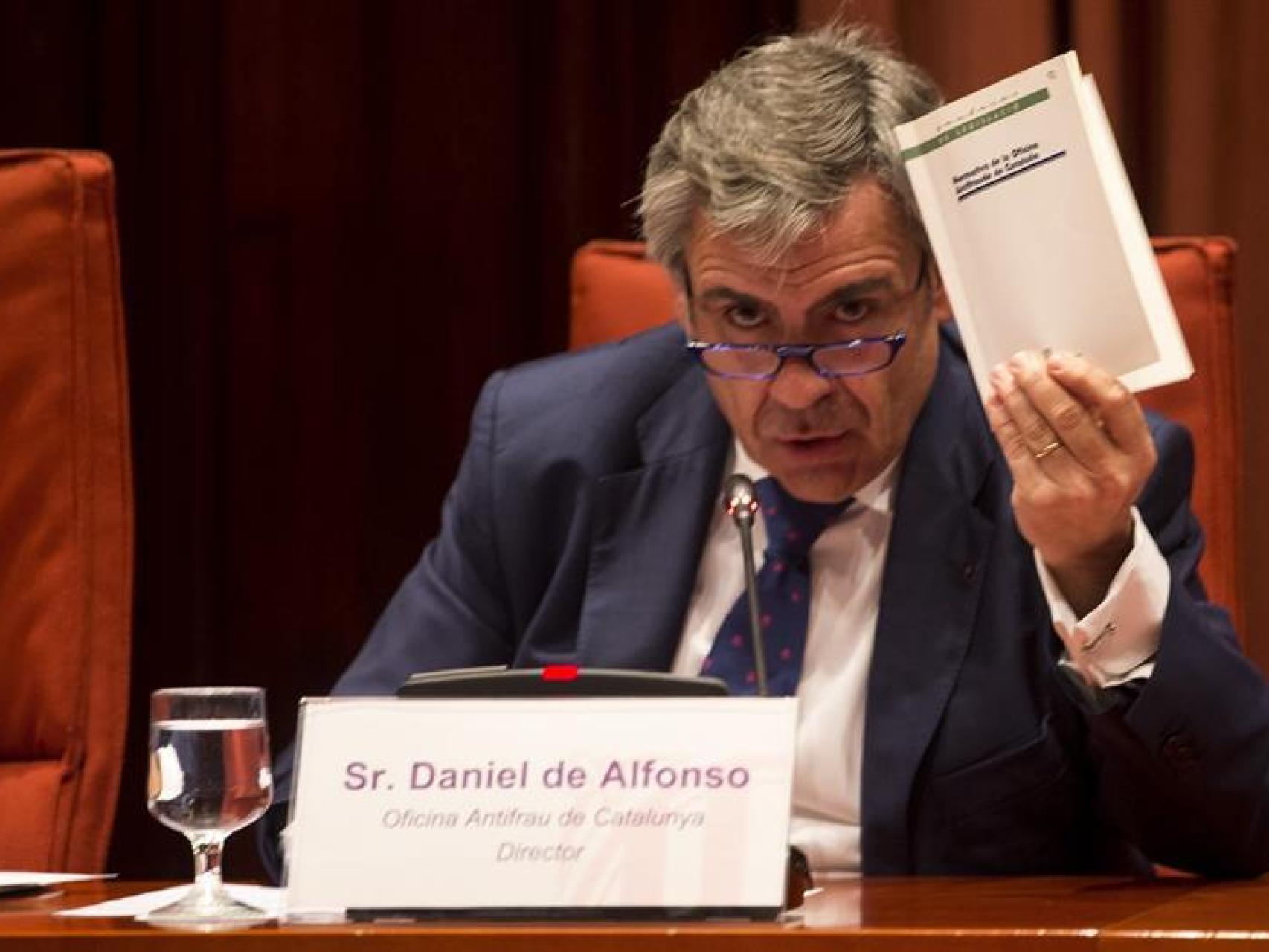 De Alfonso durante su comparecencia este jueves en el Parlament