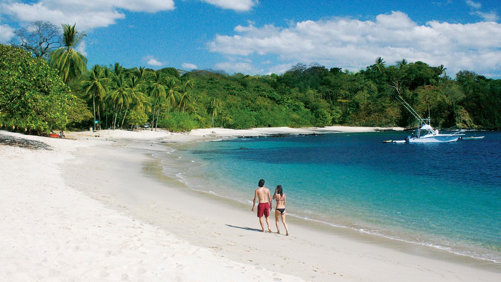 San Juanillo, en Guanacaste, una de las playas de Costa Rica.