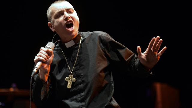 Sinead O’Connor en una actuación