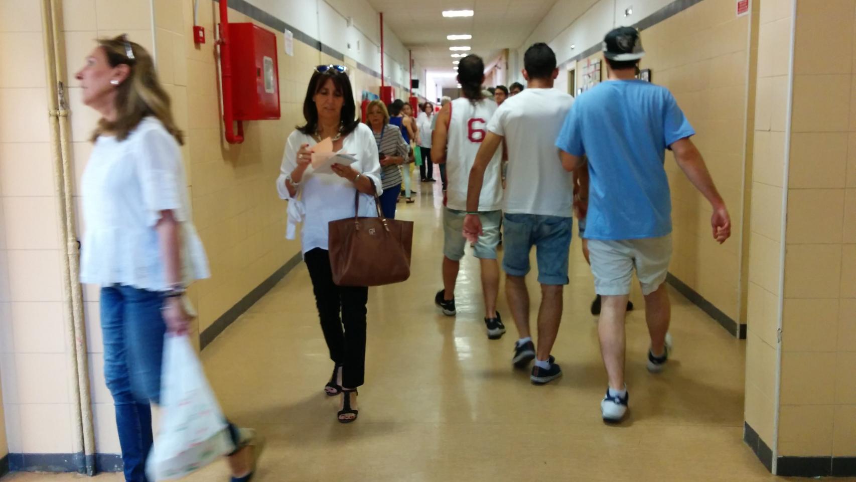 Interior del colegio