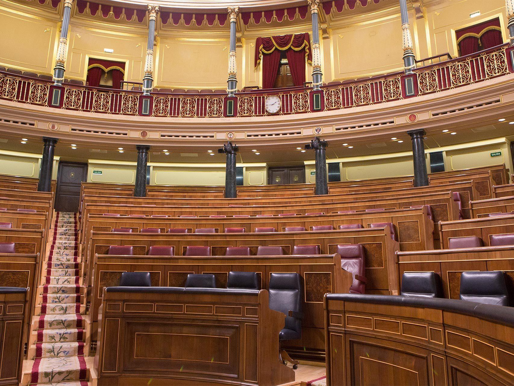 Congreso de los Diputados vacío