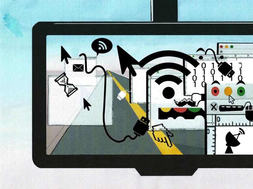 ¿Qué ve al mirar por el retrovisor?
