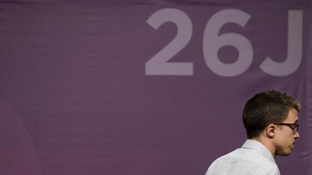 Íñigo Errejón tras conocer los resultados del 26J