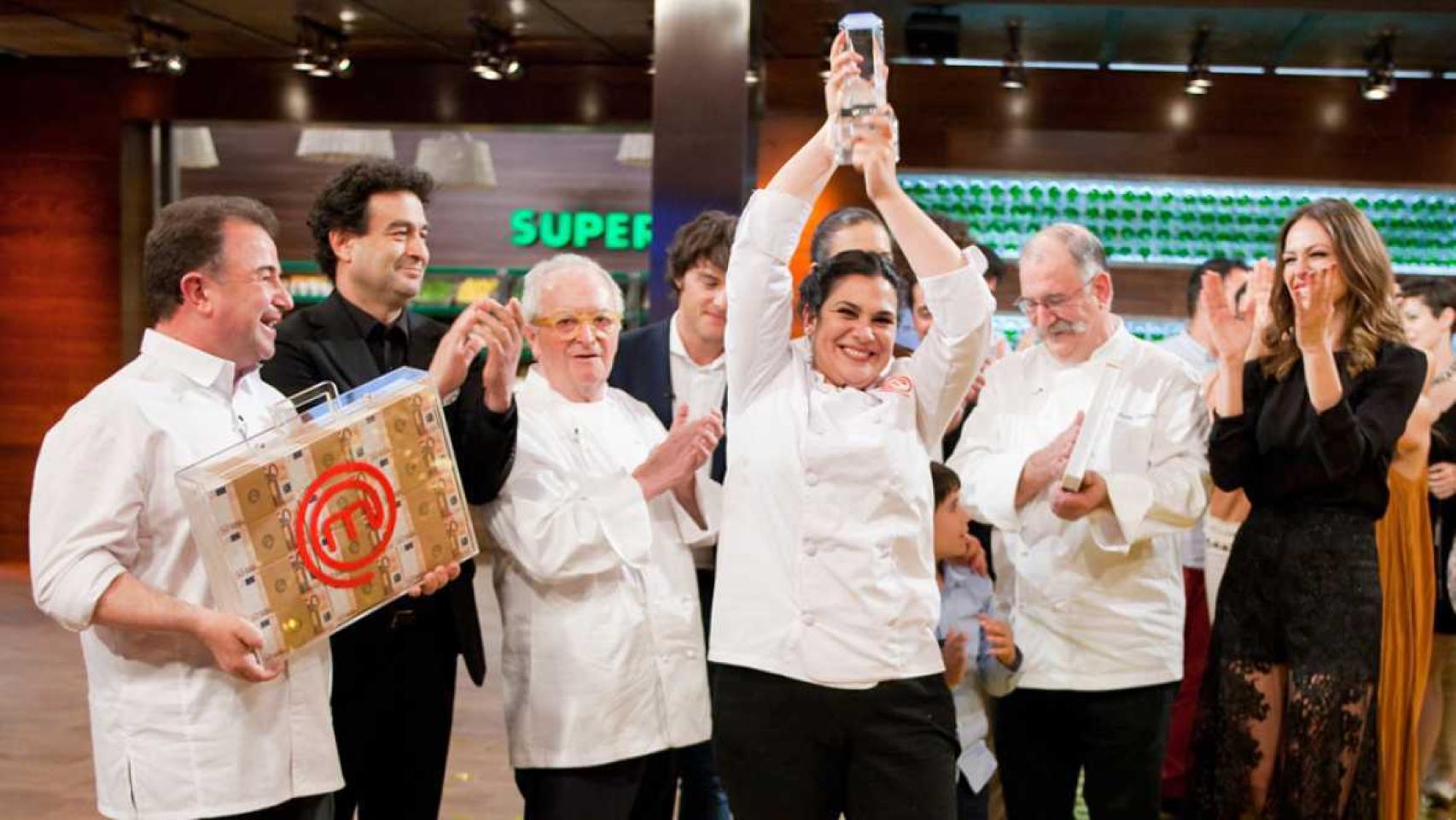 La ganadora de la cuarta edición de 'MasterChef', Virginia Naranjo