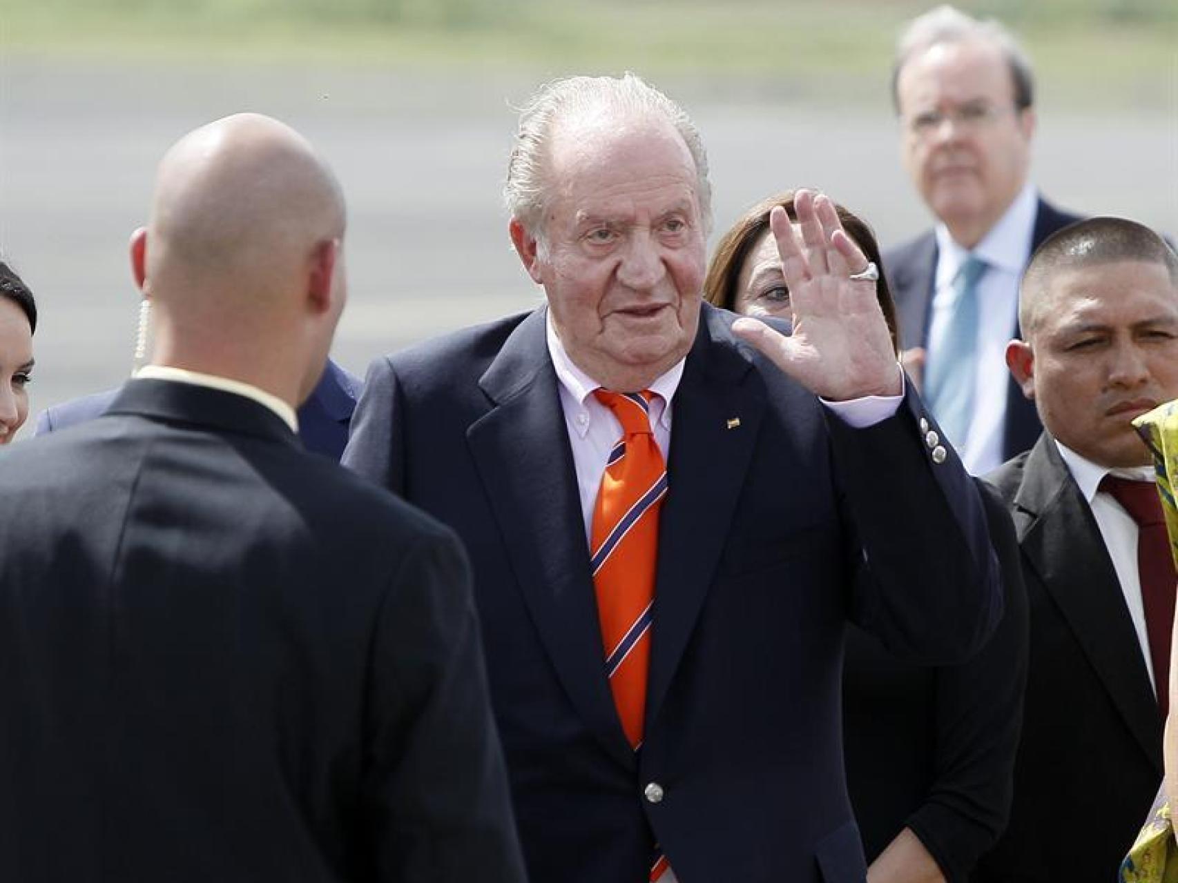 El rey emérito visita Panamá.