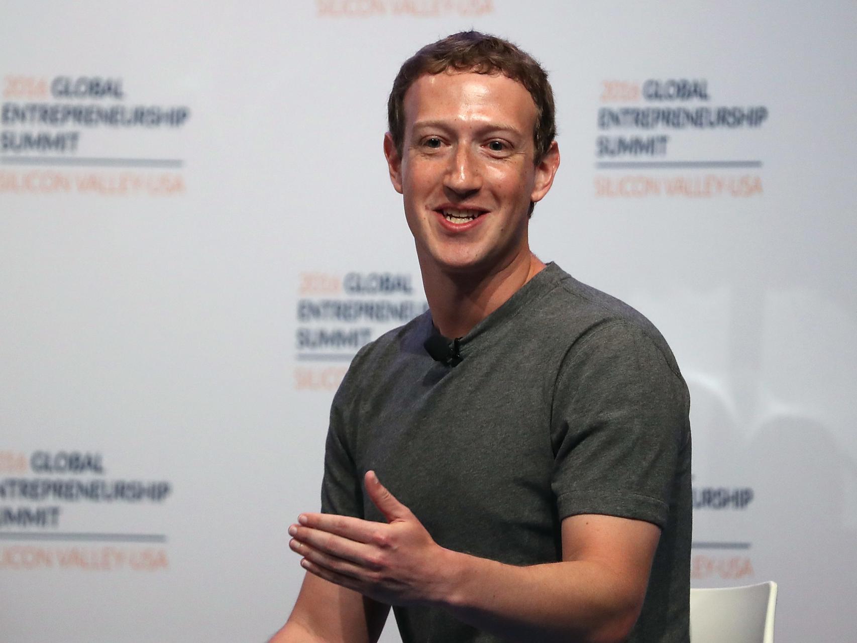 Mark Zuckerberg, fundador de Facebook.