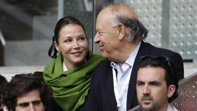 Esther Doña y Carlos Falcó en la caja Mágica, en Madrid