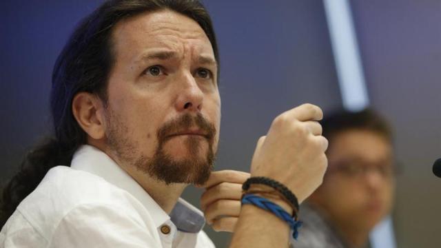 Pablo Iglesias en el curso de verano de este lunes.