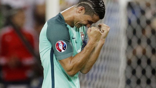 Cristiano celebra el triunfo.