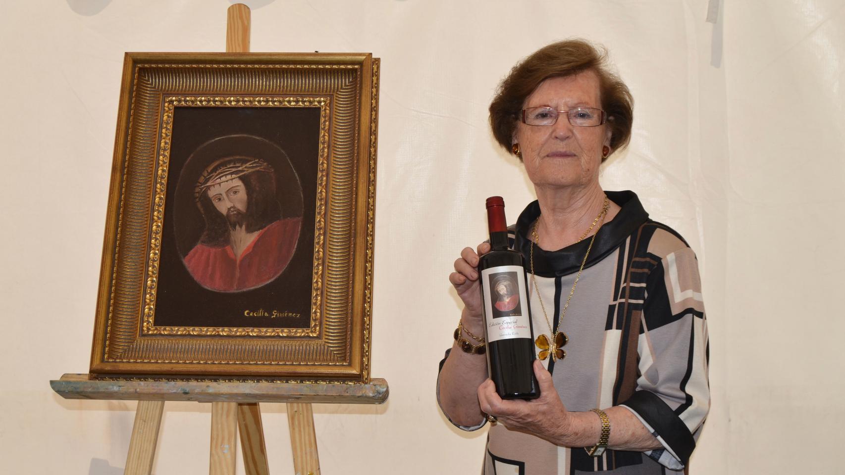 Cecilia Giménez, la restauradora del Ecce Homo de Borja.