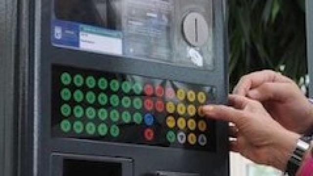 Imagen de un parquímetro