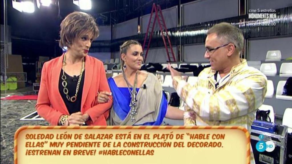 Soledad León enseña el nuevo plató de 'Hable con ellas'
