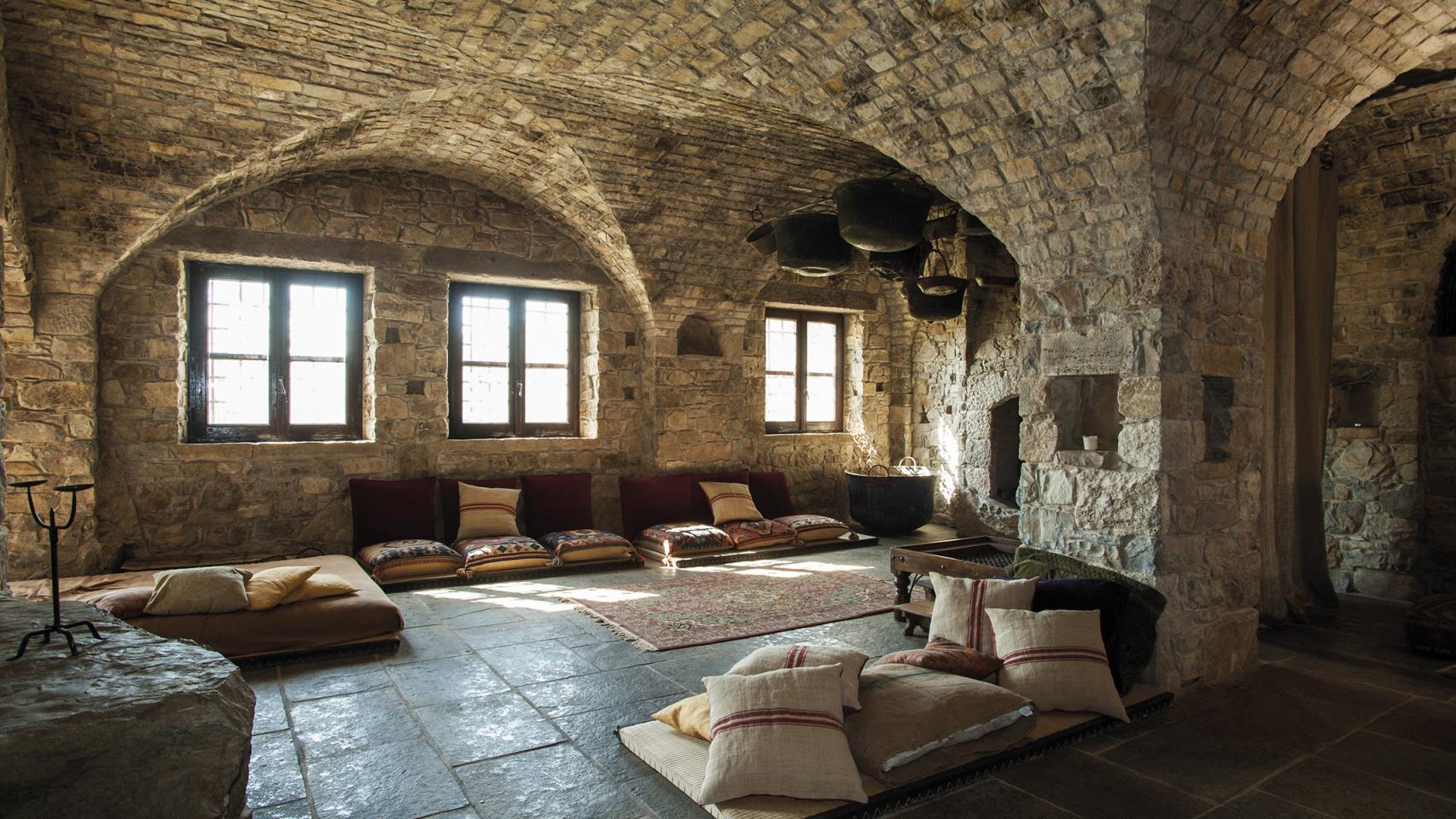 Un antiguo monasterio donde no hay ni televisión ni internet para disfrutar de la naturaleza al máximo.