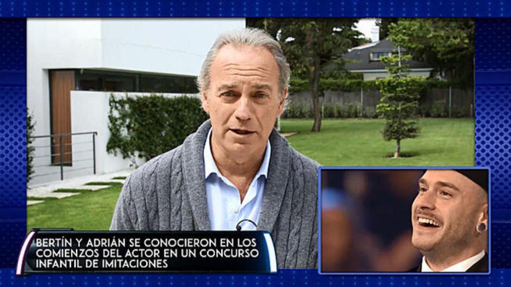 El reencuentro de Bertín Osborne y Adrián Rodríguez tras 'Menudas estrellas'