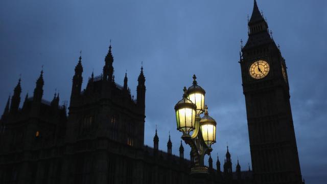 Anochecer en Londres