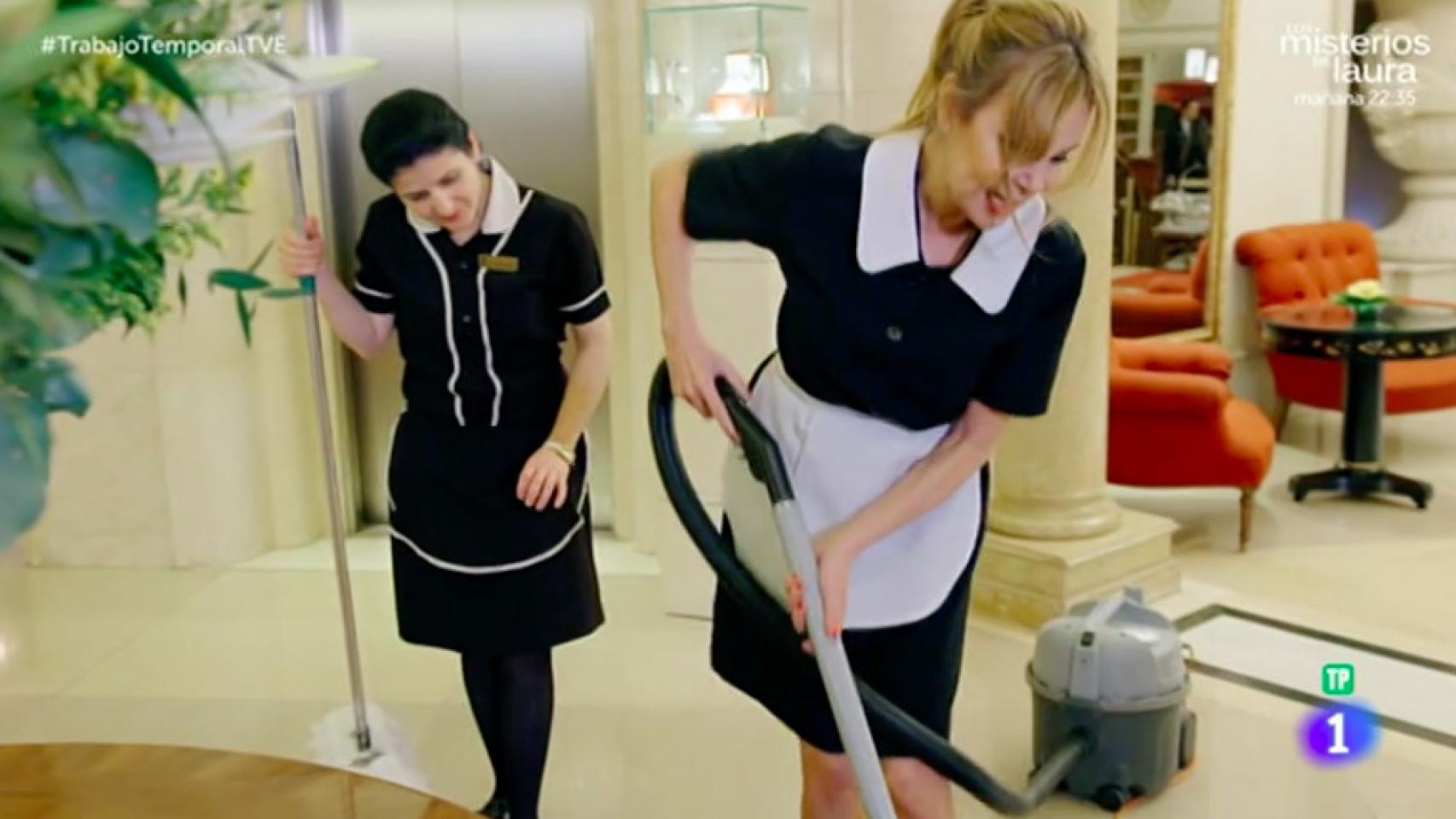 Ana Obregón, de huésped a limpiadora de un hotel en TVE