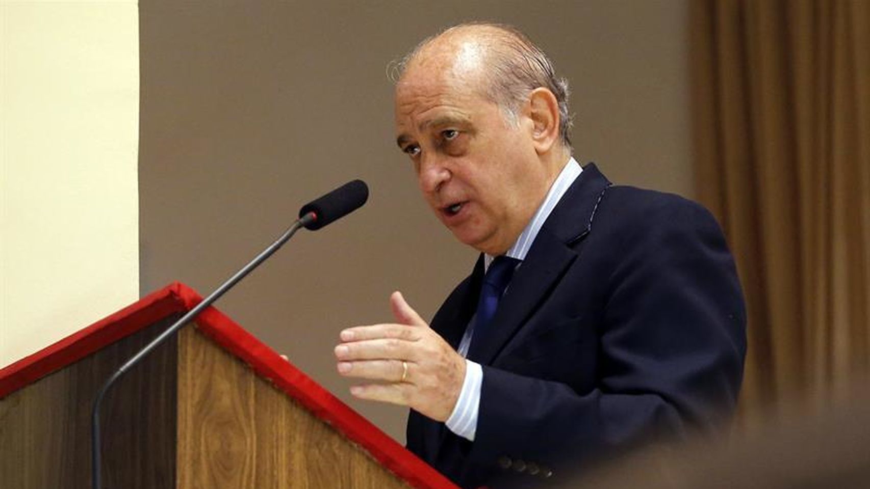 El ministro del Interior, Jorge Fernández Díaz.