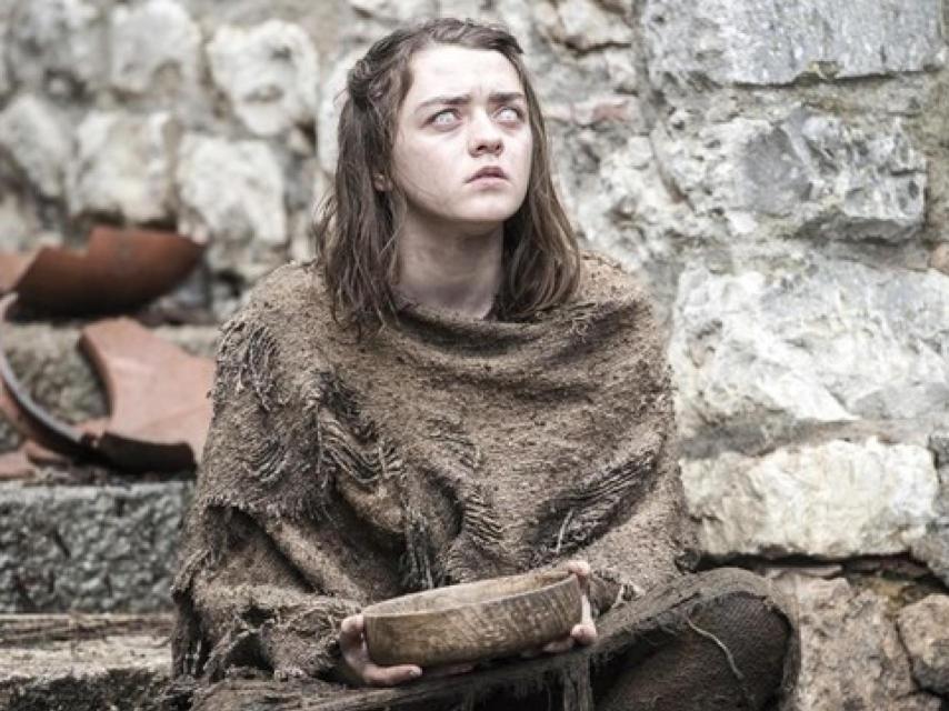 Arya Stark en la sexta temporada.