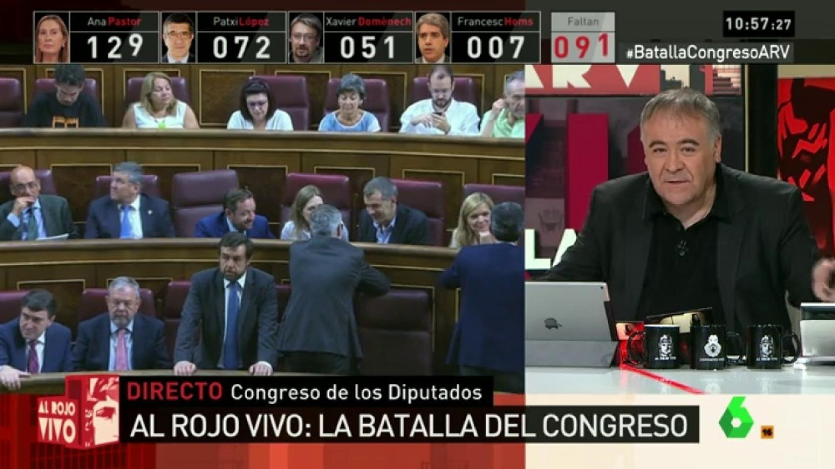 El dardo de Ferreras a los imitadores del pactómetro: Ahí tenéis otra versión