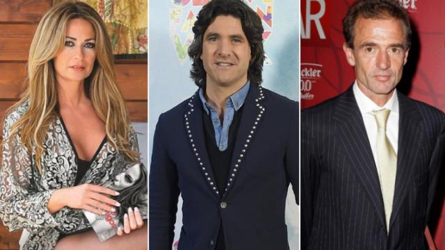 Olvido Hormigos, Toño Sanchís y Lequio.